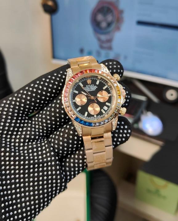 R_lex Daytona Rainbow Watch