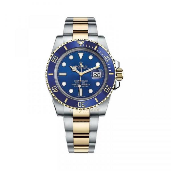 R_lex Submariner Date Gold & Steel Blue Dial