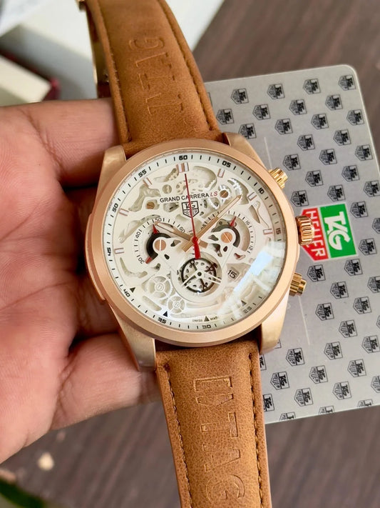 T@g Heuer Grand Carrera CR7 LS 7AA Premium Quality Men's