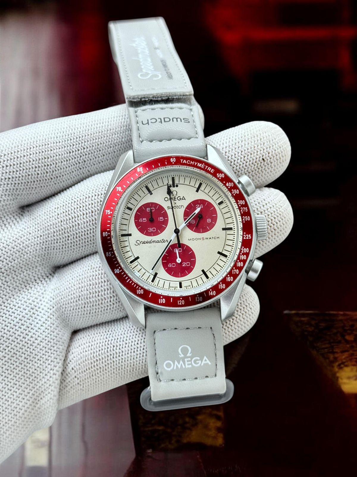 Swatch x O_ega Bioceramic Moonswatch Mission to Pluto