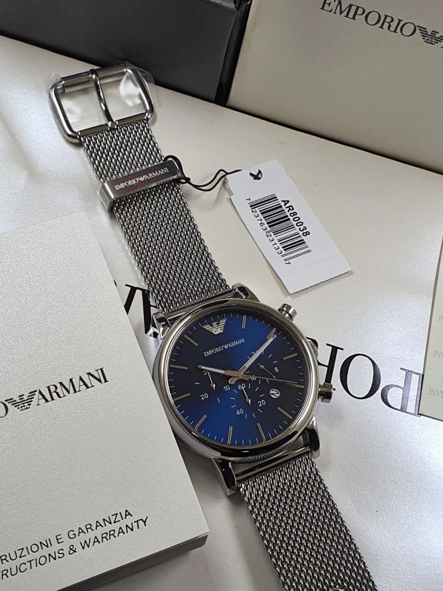 E_porio @rmani Analog Blue Dial Men's Watch