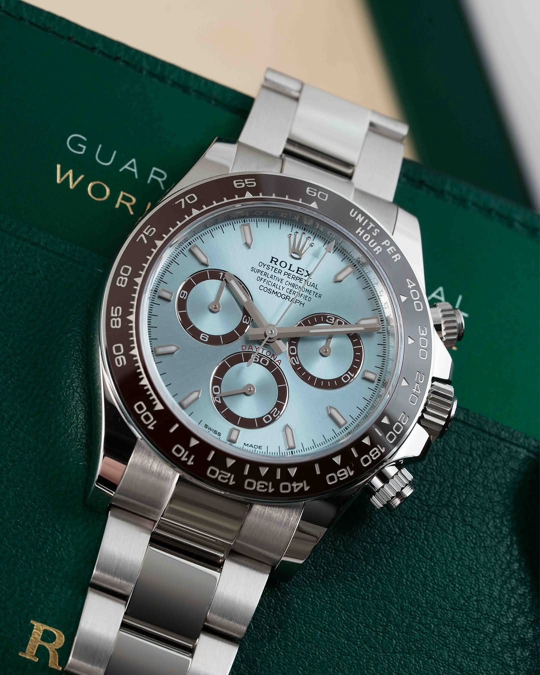 Ro_ex Cosmograph Daytona A Signature Ice-blue Dial