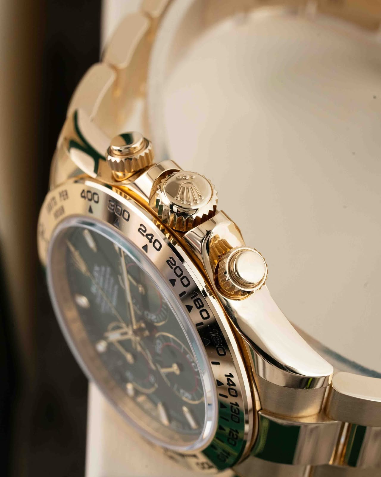 Ro_ex Daytona Gold Green And Yellow Gold Sub-dials Automatic Watch