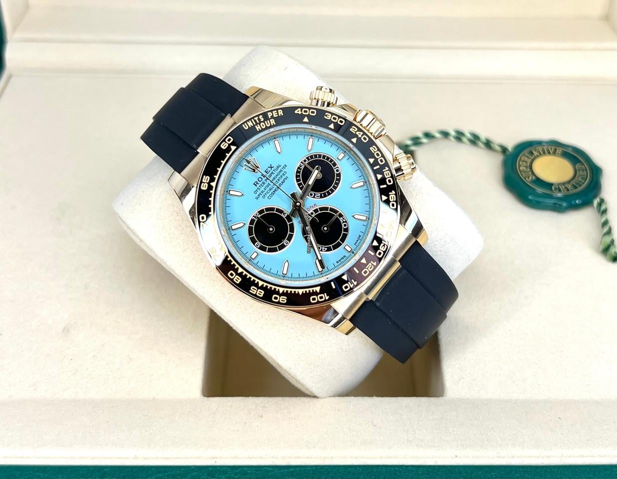 R_lex Daytona Turquoise Unworn Full Set Tiffany Men