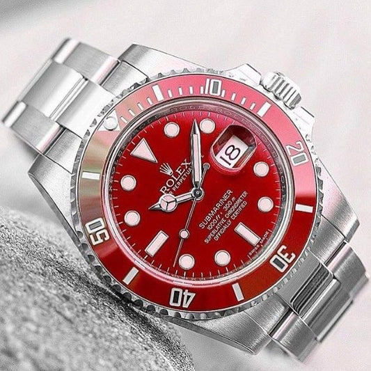 R_lex Red Submariner Luxury Watch