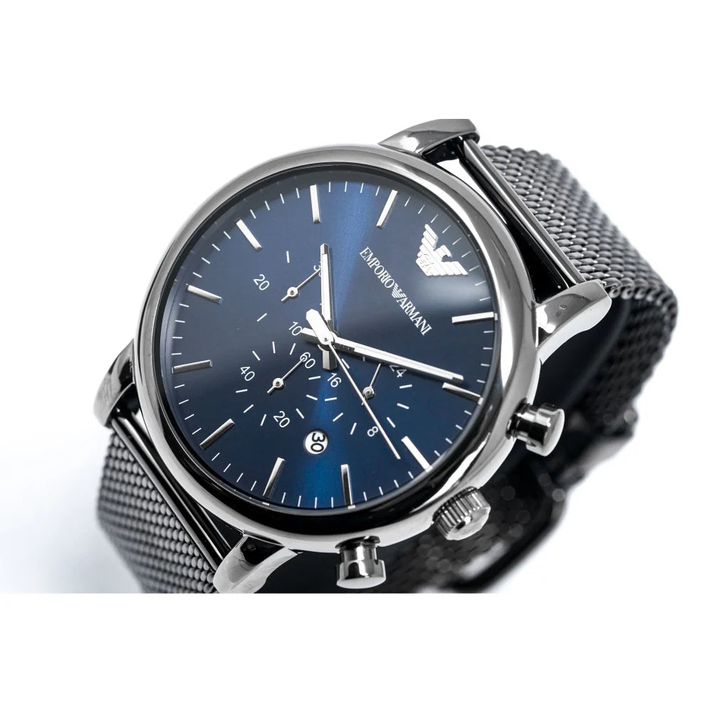 E_porio @rmani Analog Blue Dial Men's Watch