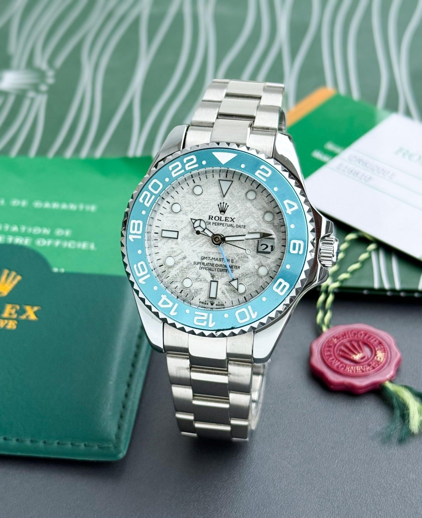 R_lex GMT Master Ice Blue Watch