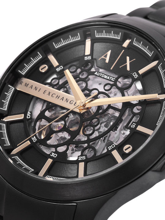 Ar_ani Exc_ange Men Skeleton Dial Analogue Automatic Watch