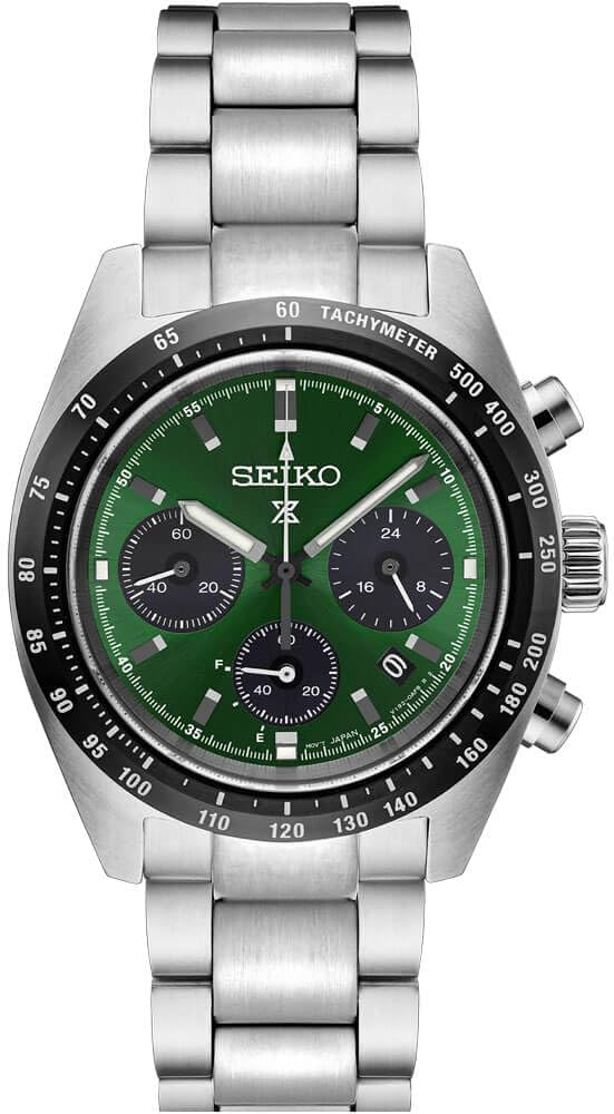 S_iko Prospex SPEEDTIMER Automatic Men's Green Dial watch