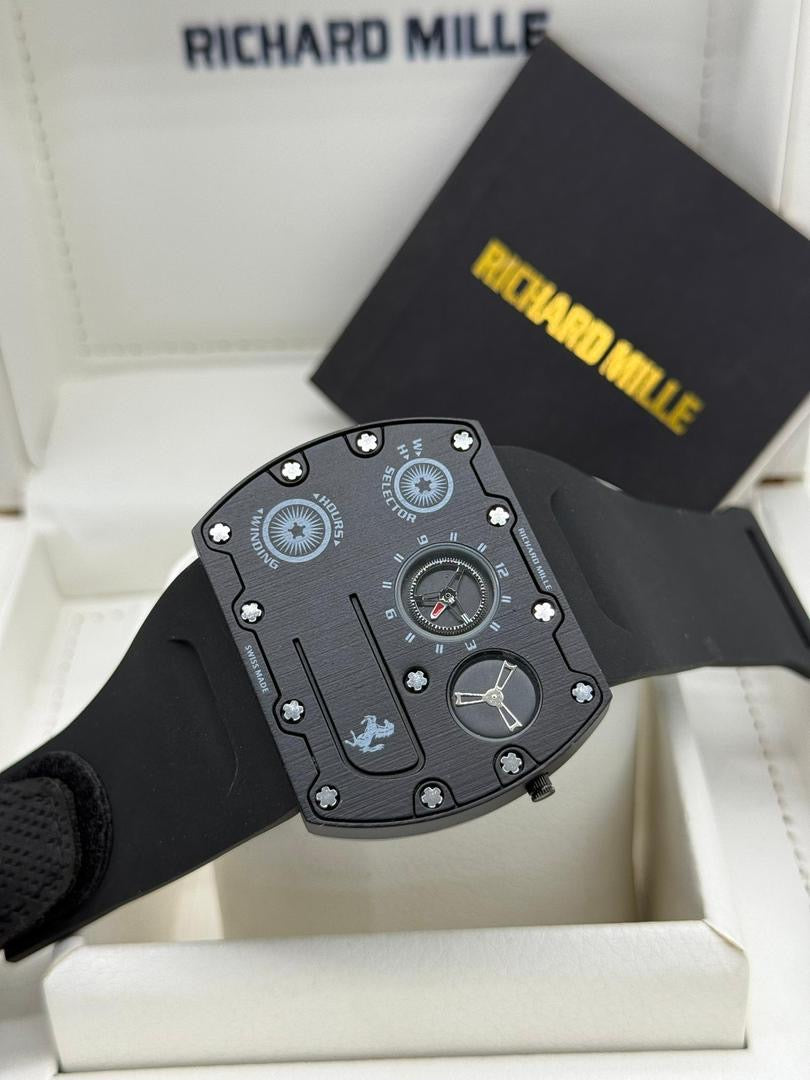 Ric@rd Mille RM UP-01 Ferrari Ultra-Thin – Limited Edition Titanium - Full Black