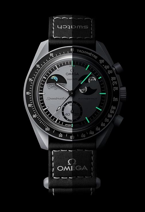 Swatch MoonSwatch 0mega x Mission to Earthphase Bioceramic Wrist Watch