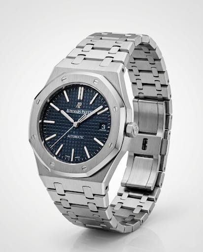 Aud@mars Piguet Royal Oak Selfwinding Steel Blue Dial