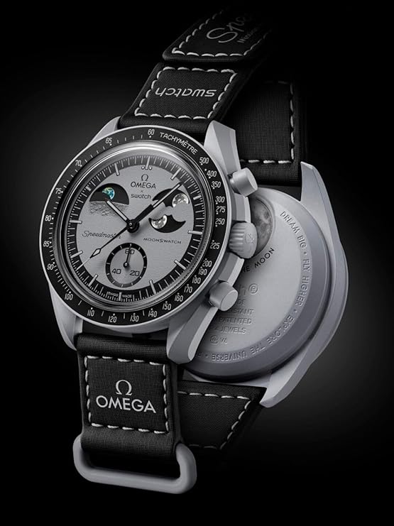 Swatch MoonSwatch 0mega x Mission to Earthphase Bioceramic Wrist Watch