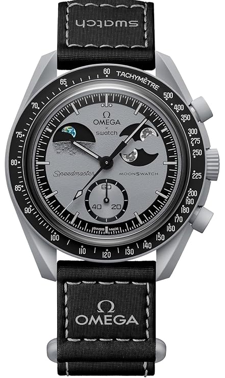Swatch MoonSwatch 0mega x Mission to Earthphase Bioceramic Wrist Watch
