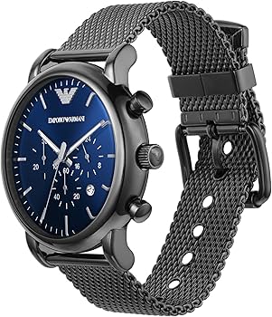 E_porio @rmani Analog Blue Dial Men's Watch