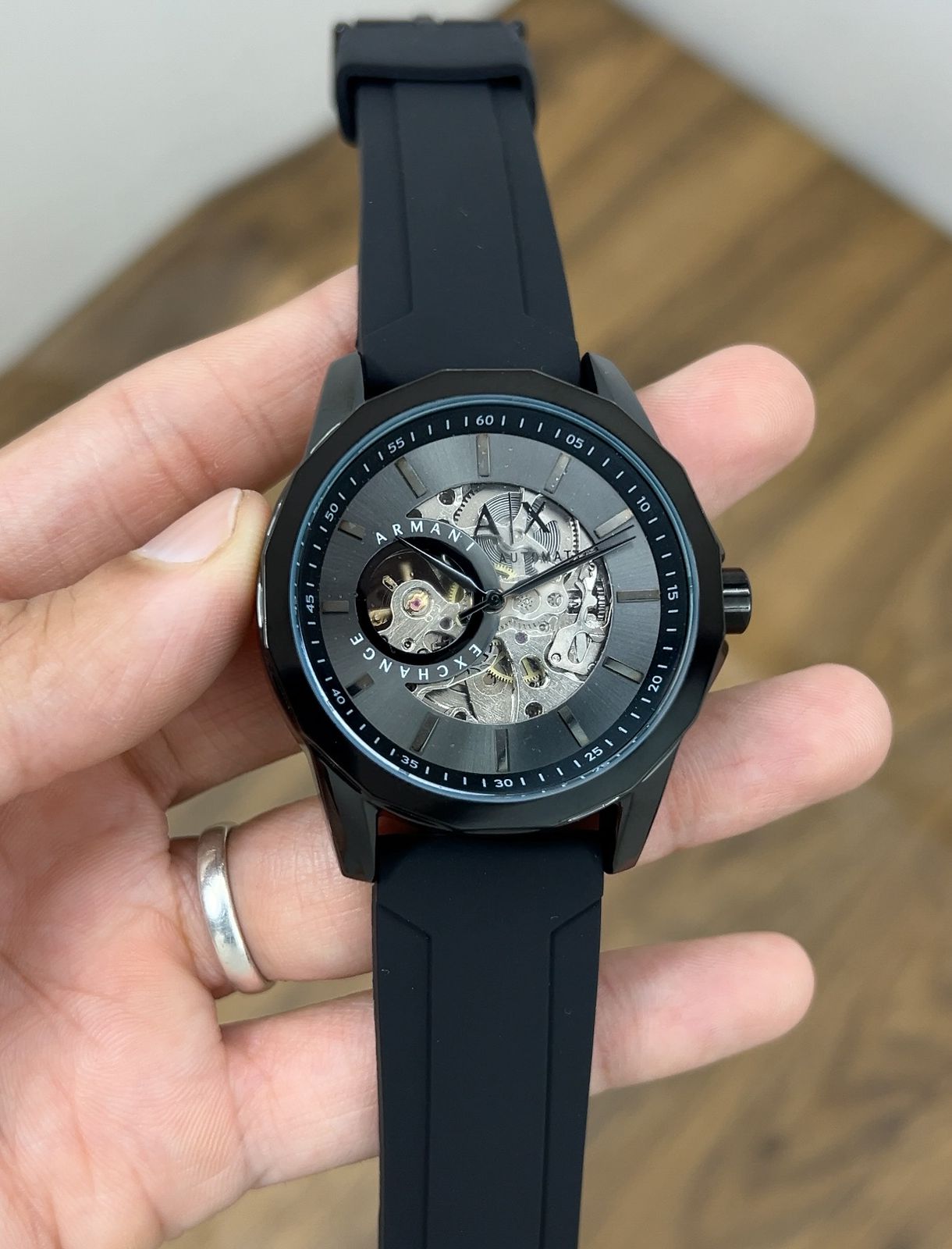 Armani Exchange Automatic Skeleton For Men