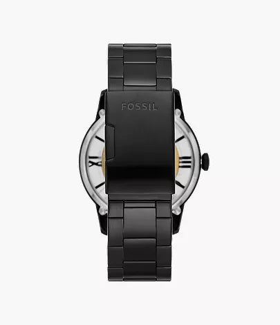F_ssil Townsman Automatic Black Stainless Steel Watch