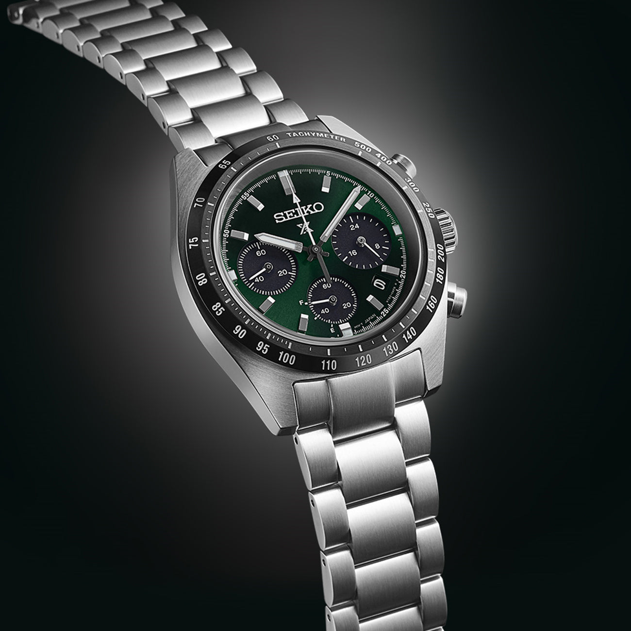 S_iko Prospex SPEEDTIMER Automatic Men's Green Dial watch