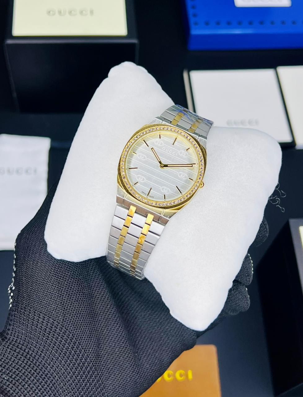 GUC_I 25H WATCH THE GOLD DIAMOND EDITION 😍💥