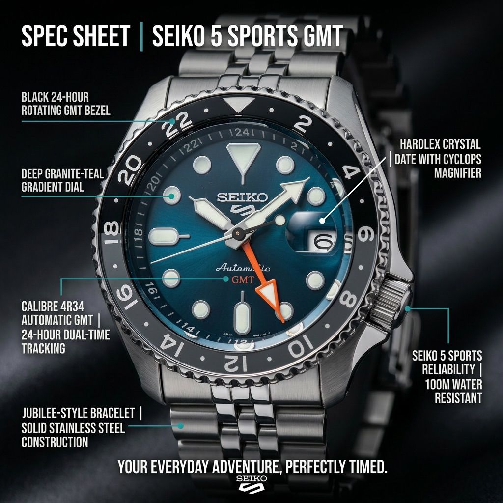 S_IKO 5 Sports Automatic Watch for Men - Blue