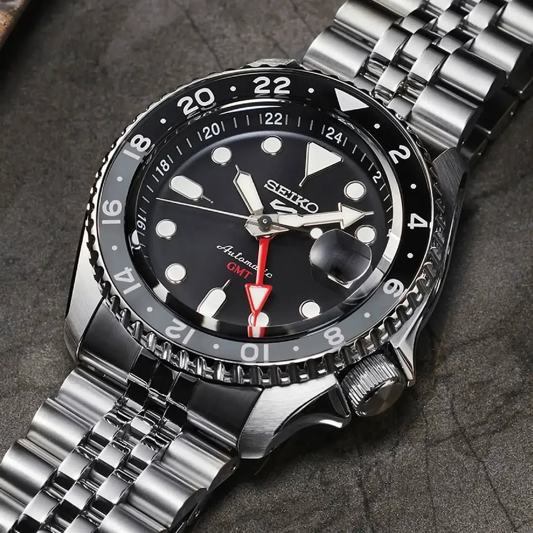 S_IKO 5 Sports Automatic Watch for Men - Black