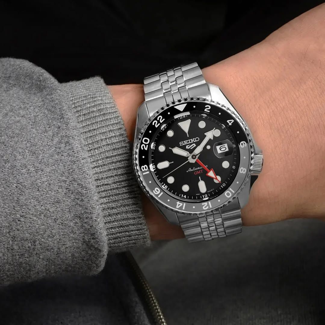 S_IKO 5 Sports Automatic Watch for Men - Black