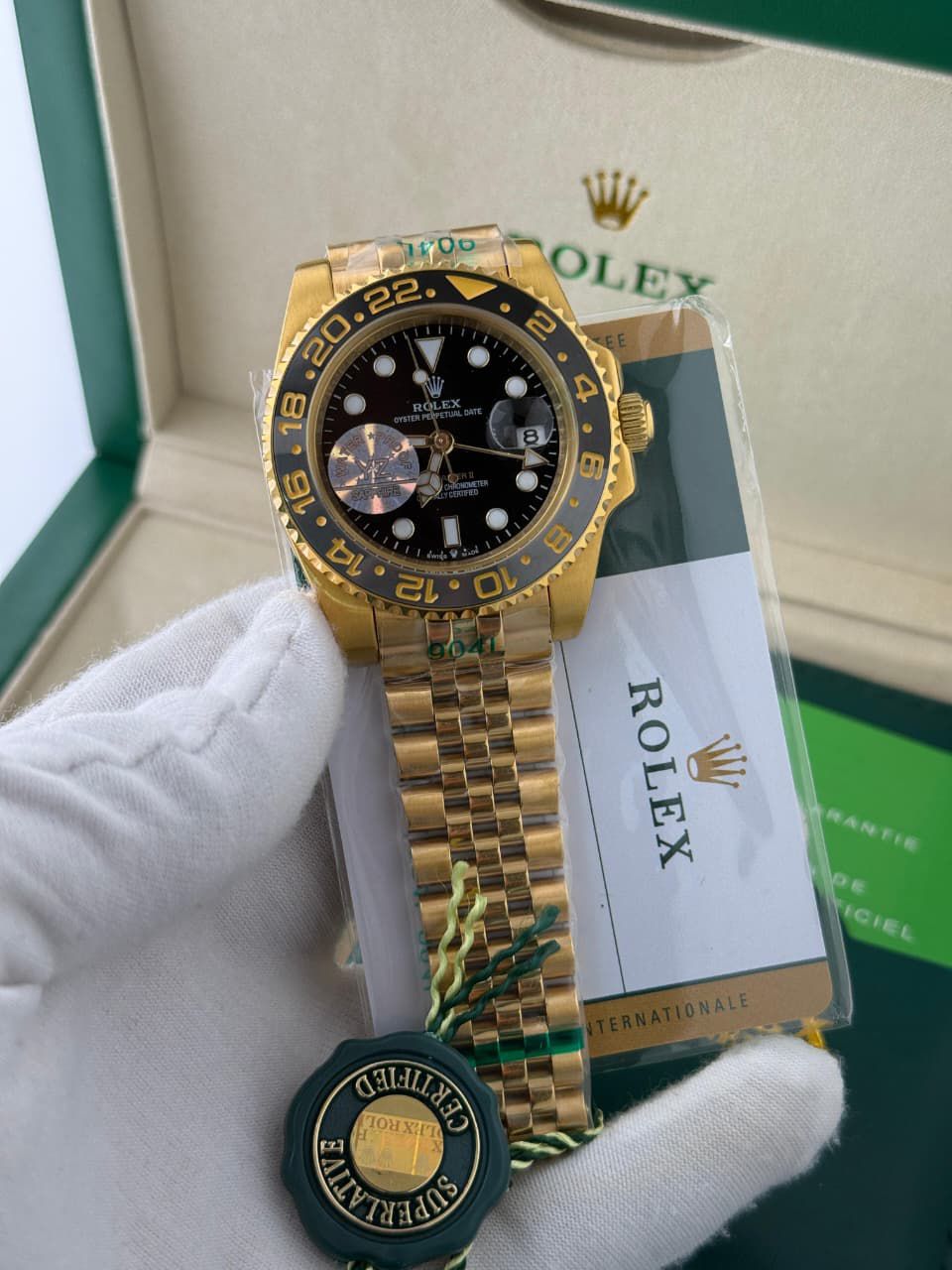 Ro_ex GMT-Master Automatic – Premium Edition - Gold And Black Color