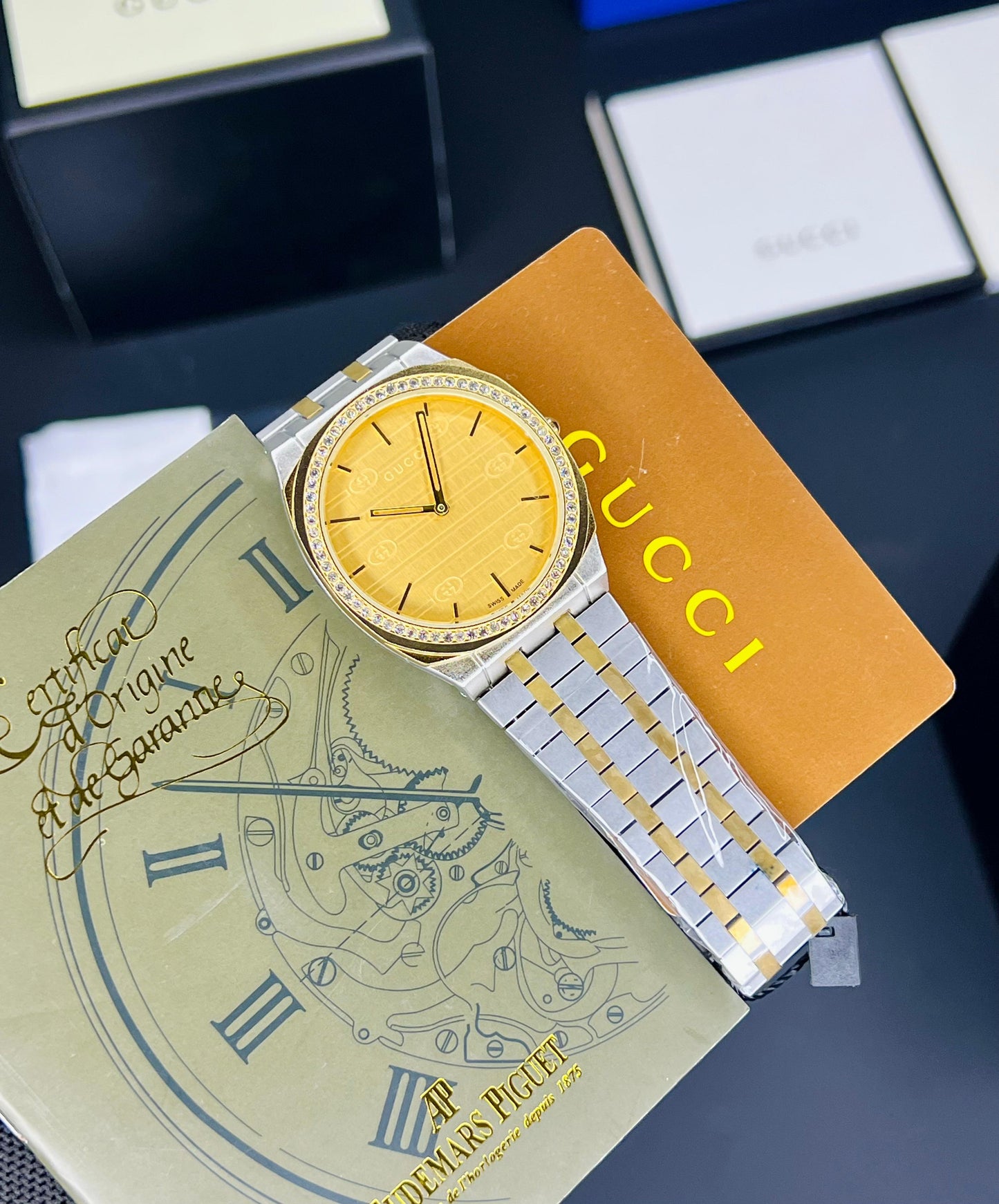 G_cci 25H (Two-Tone with Diamond Bezel)