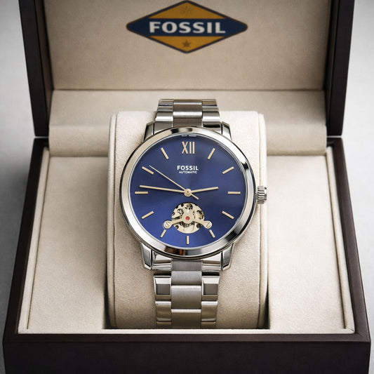 Fo_sil Townsman Automatic Men Watch - Blue Dial