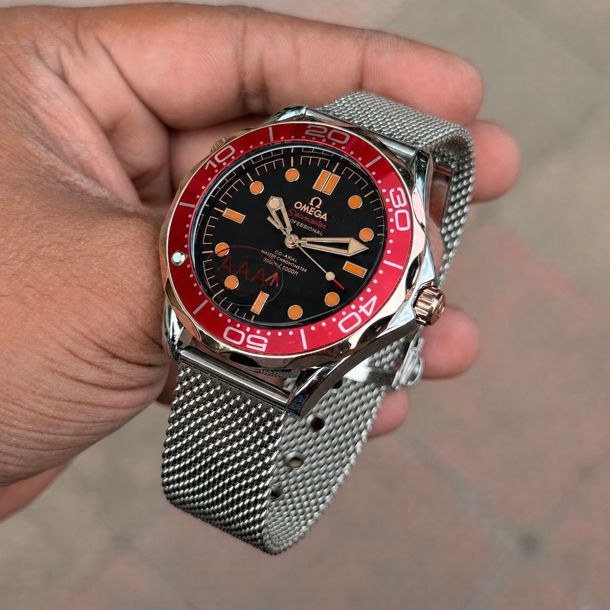 Om_ga Seamaster Diver 300M "Iron Man" Edition