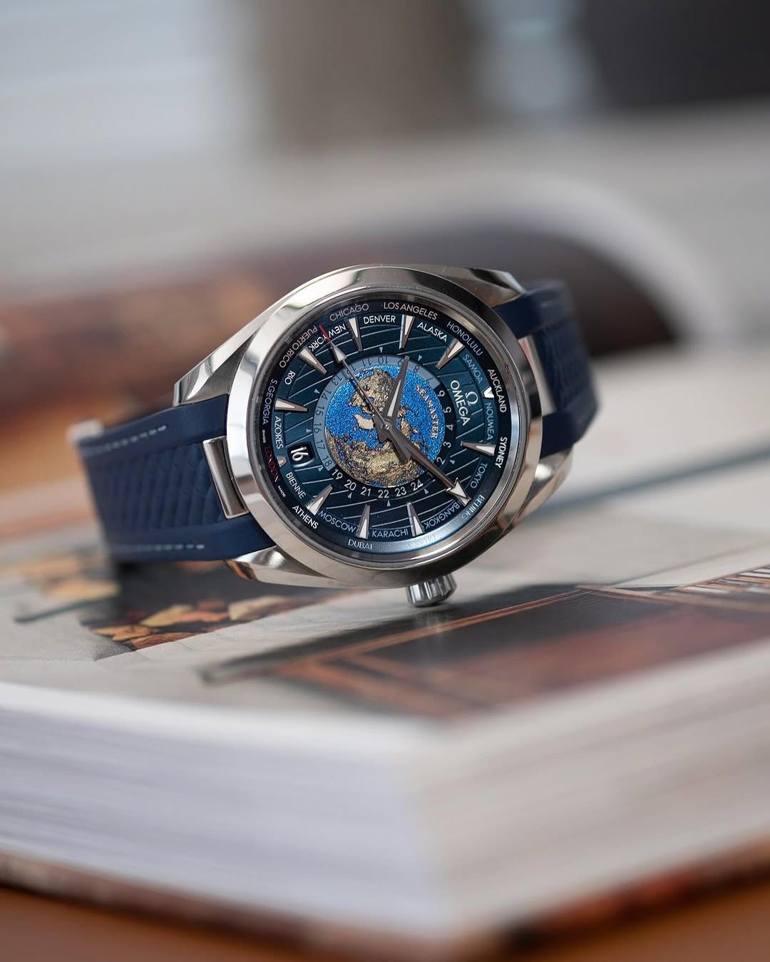 O_EGA SEAMASTER AQUA TERRA WORLDTIME