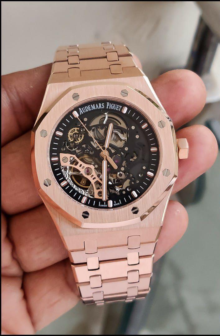 Au_emars Piguet Royal Oak Double Balance Wheel Openworked - Rose Gold
