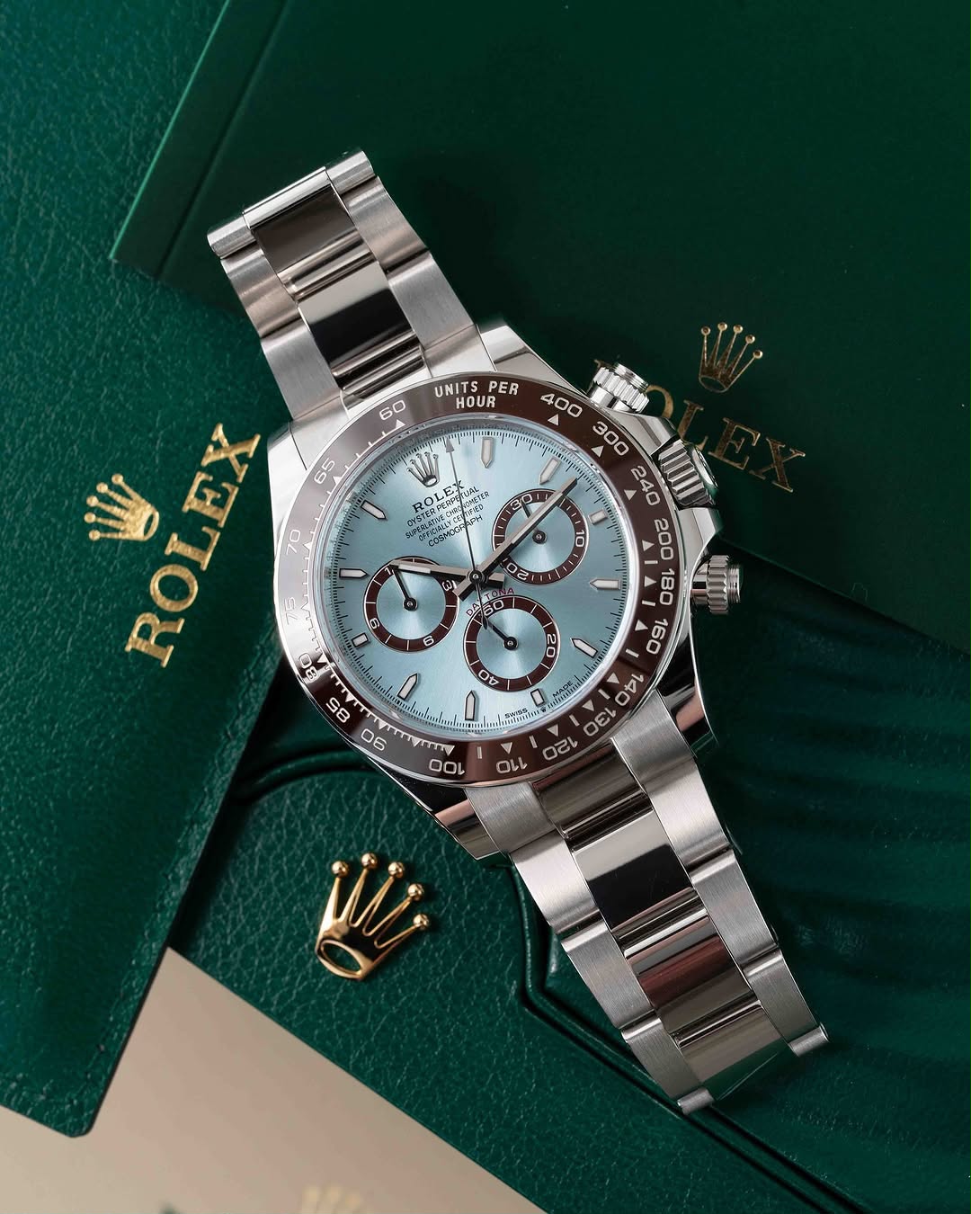 Ro_ex Cosmograph Daytona A Signature Ice-blue Dial