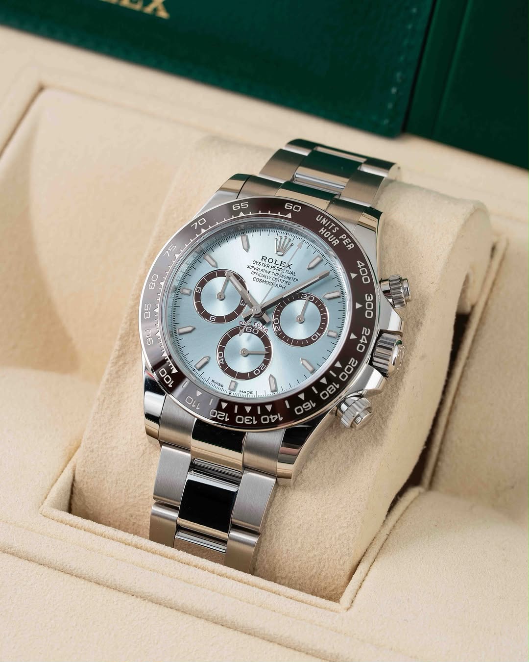 Ro_ex Cosmograph Daytona A Signature Ice-blue Dial