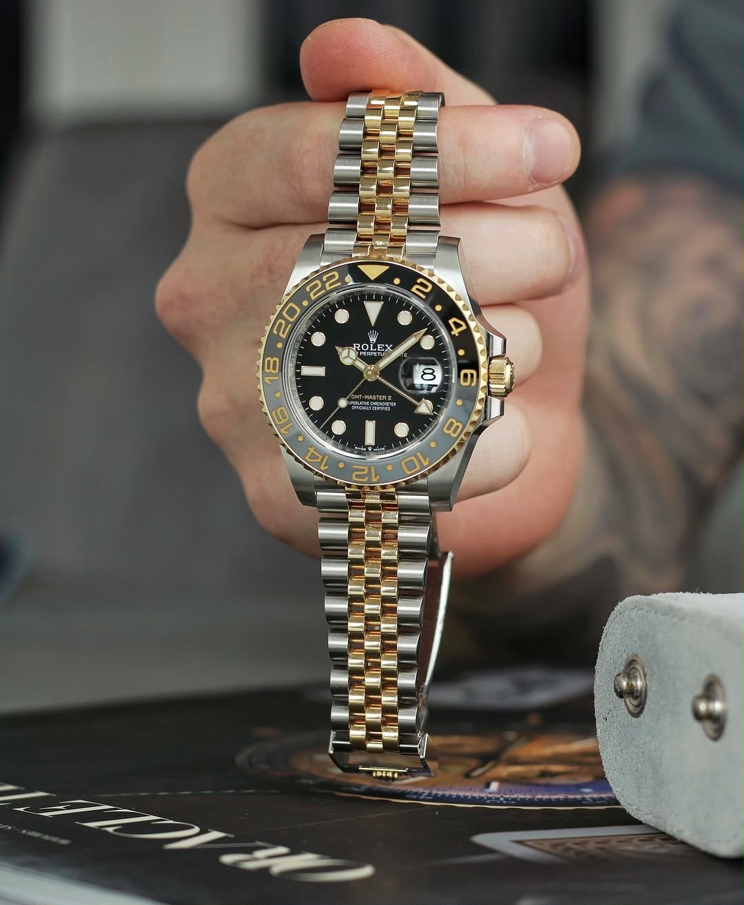Ro_ex Gmt-master Ii A Two Tone Rolesor Cash And Jubilee Bracelet Automatic Watch 😍😍💥💥