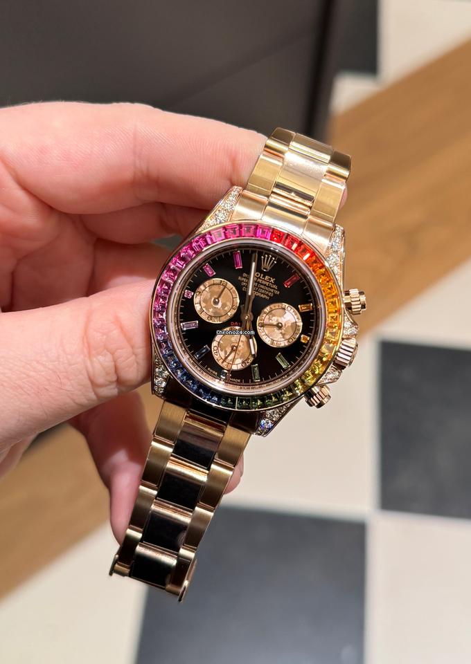 R_lex Daytona Rainbow Watch