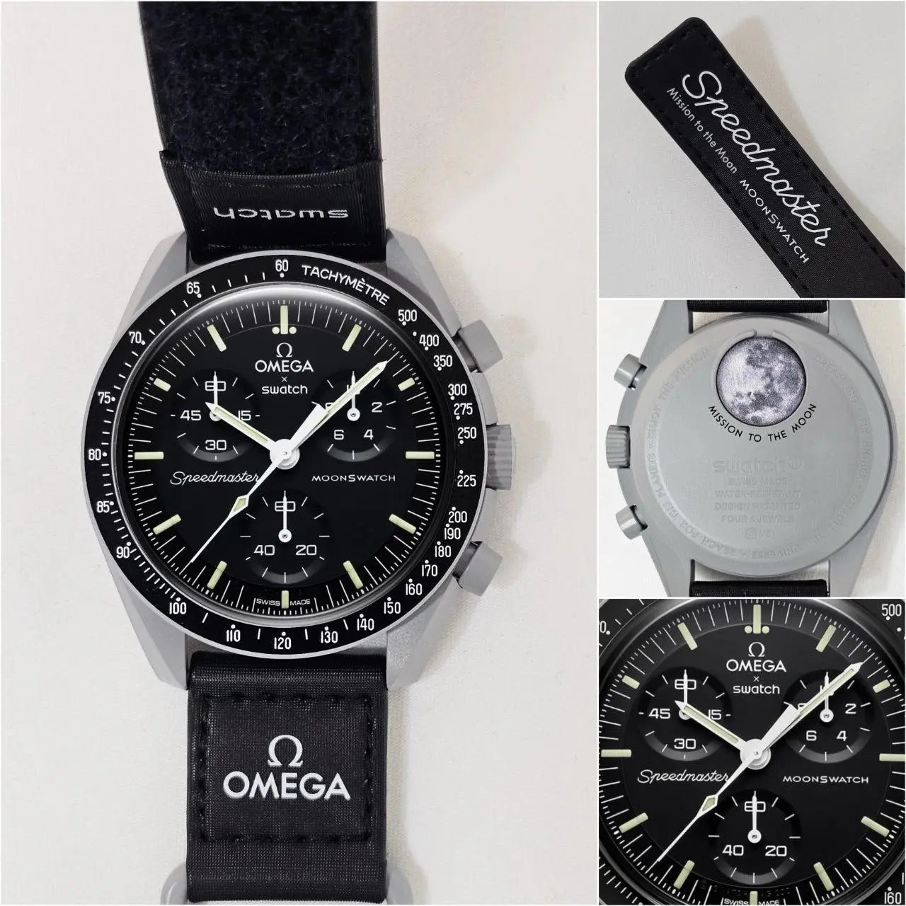 Swatch x O_ega Bioceramic Moonswatch Mission to Moon