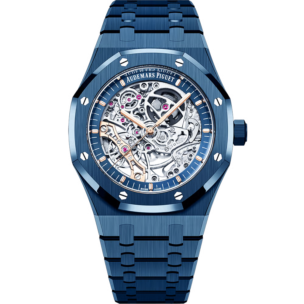 Au_emars Piguet Royal Oak Double Balance Wheel Open worked - Mens