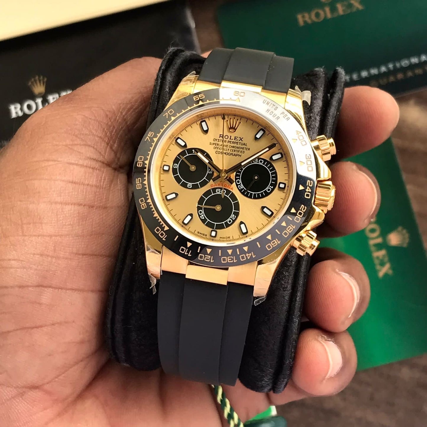 Ro_lex Daytona Automatic Gold Black Edition